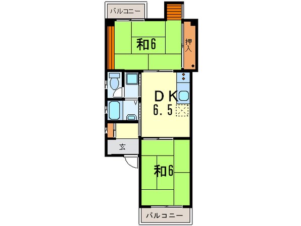 ベルメゾンの物件間取画像